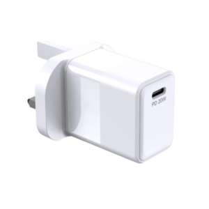 راس فيش شاحن جداري 20W مخرج واحد PD ابيض