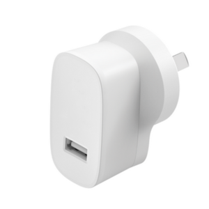 شاحن جداري مخرج واحد USB ابيض