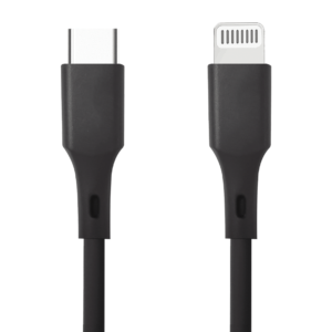 سلك كيبل شاحن تايب سي الى لايتنق 1 متر اسود عادي